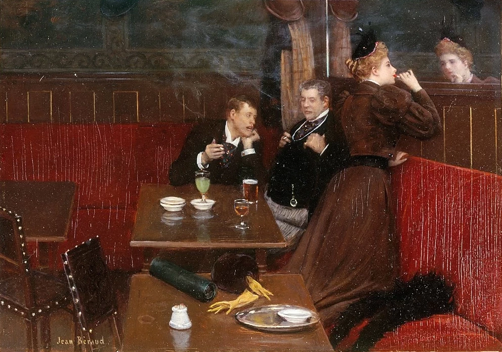 Tre persone in un caffè - Musée Carnavalet, Parigi